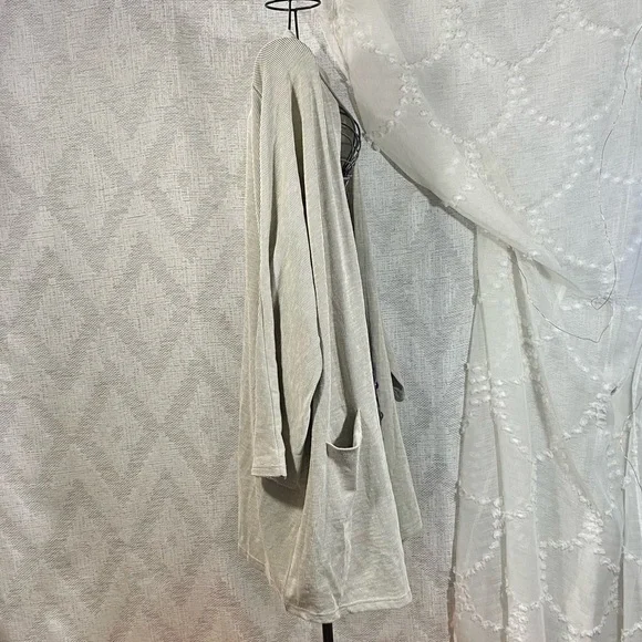 NWT Donni ribbed grey open front cardigan - one size - Picture 4 of 7